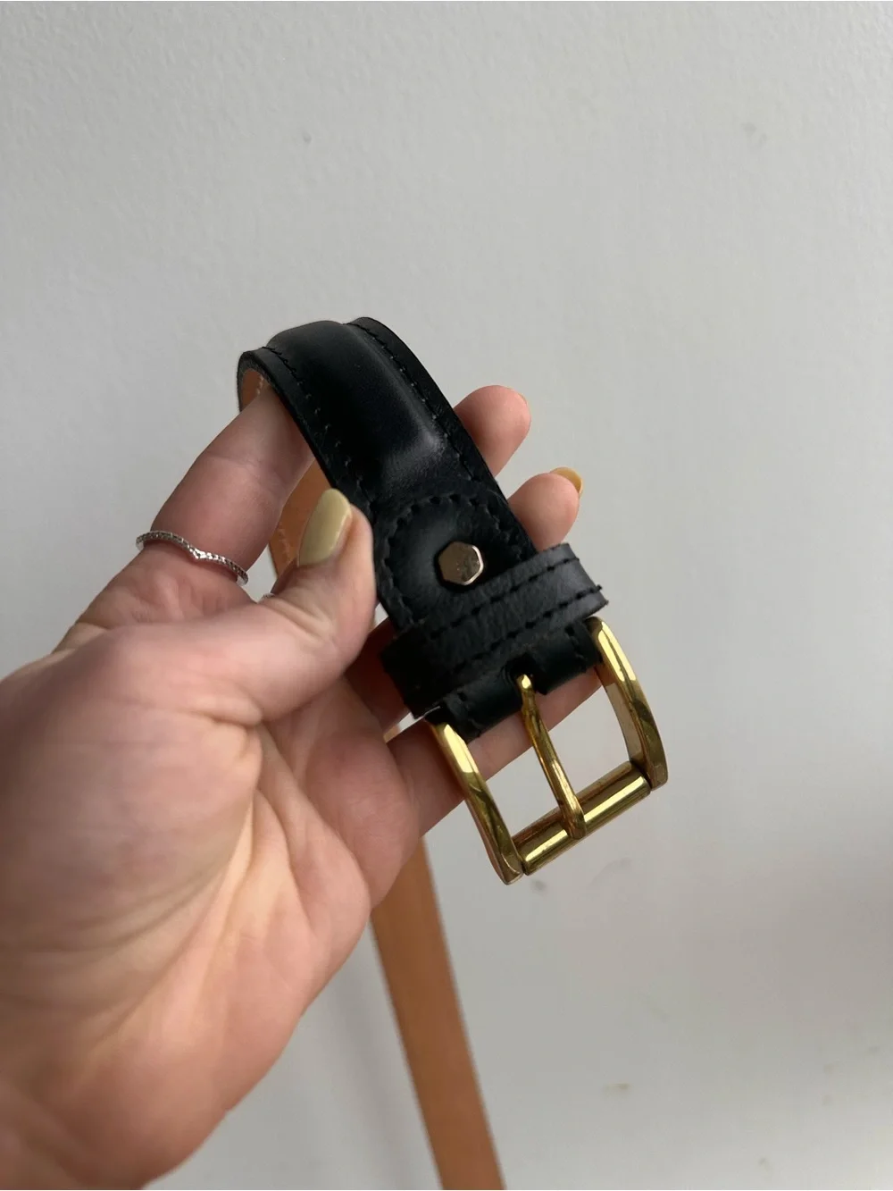 Jafferjees 43” Tan Leather Belt – Classic Casual Style